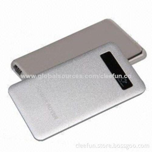 4000mAh Polymer Power Bank for Various Smartphones, with LED Lighting